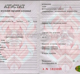 Аттестат о Полном Среднем Образовании Беларуси 2020г в Ижевске